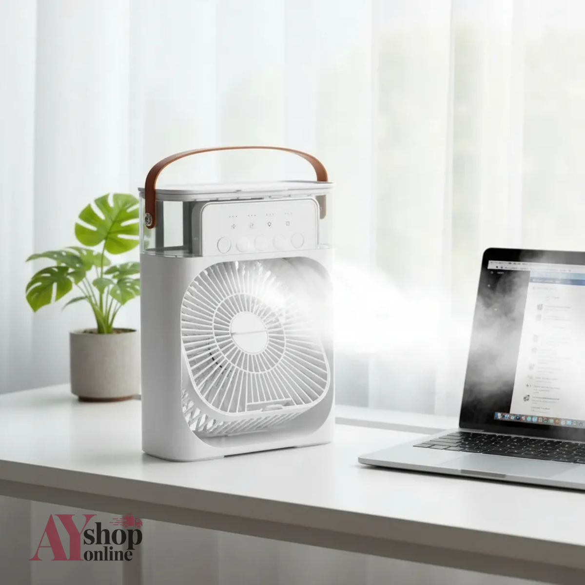 Mini ventilador 3 en 1
