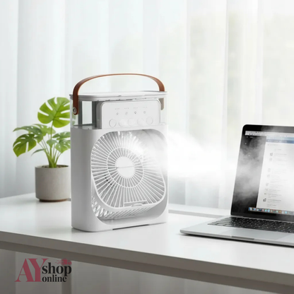 Mini ventilador 3 en 1