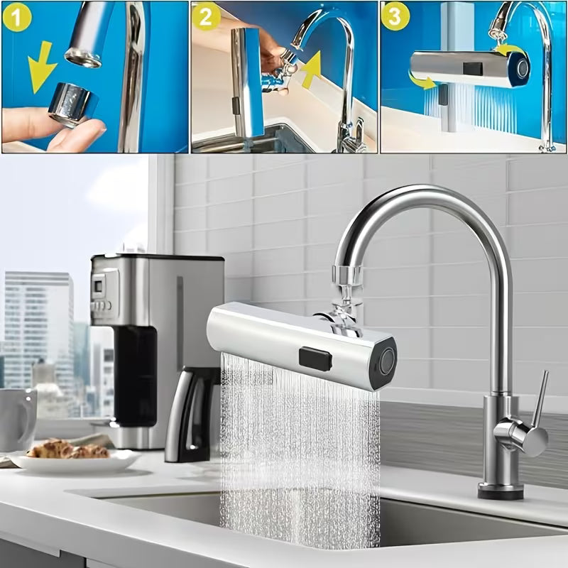 Grifo para cocina con rotación 360 3 en 1